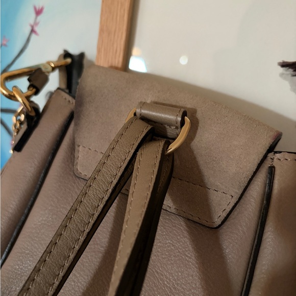 Chloe Mini Faye Backpack Motty Grey - Picture 8 of 15